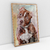 Quadro Decorativo de Cachorro Pitbull Colorido Arte Aquarela - comprar online