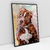 Quadro Decorativo de Cachorro Pitbull Colorido Arte Aquarela - loja online