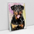 Quadro Decorativo de Cachorro Rottweiler Colorido Arte Aquarela