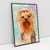 Quadro Decorativo de Cachorro Yorkshire Colorido Arte Aquarela - Bimper - Quadros Decorativos