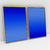 Quadro Decorativo Degradê Azul - Kit com 2 Quadros - comprar online