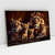 Quadro Decorativo Família de Leões com 3 Filhotes - Bimper - Quadros Decorativos