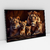 Quadro Decorativo Família de Leões com 3 Filhotes - loja online