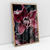 Quadro Decorativo Flor Orquídea Roxa e Branca - comprar online