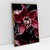 Quadro Decorativo Flor Orquídea Roxa e Branca - loja online
