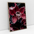 Quadro Decorativo Flor Orquídea Roxa e Branca - comprar online