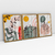 Quadro Decorativo Folhagem Abstrata Kit com 3 Quadros - loja online