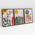 Quadro Decorativo Folhagem Abstrata Kit com 3 Quadros - comprar online