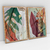 Quadro Decorativo Folhagem Tropical Leaves Kit com 2 Quadros - comprar online