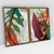 Quadro Decorativo Folhagem Tropical Leaves Kit com 2 Quadros - loja online