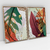 Quadro Decorativo Folhagem Tropical Leaves Kit com 2 Quadros - comprar online