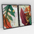 Quadro Decorativo Folhagem Tropical Leaves Kit com 2 Quadros - loja online