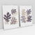 Imagem do Quadro Decorativo Folhas Azuis - Ana Ifanger - Kit com 2 Quadros