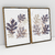 Quadro Decorativo Folhas Azuis - Ana Ifanger - Kit com 2 Quadros - loja online