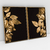 Quadro Decorativo Folhas Douradas Golden Leaves Kit com 2 Quadros - loja online