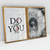 Quadro Decorativo Frase Do What You Love e Dente-de-Leão Kit com 2 Quadros - loja online