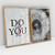 Quadro Decorativo Frase Do What You Love e Dente-de-Leão Kit com 2 Quadros - comprar online