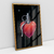 Quadro Decorativo Grenade Heart Coração Granada - loja online