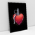 Quadro Decorativo Grenade Heart Coração Granada - loja online