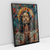 Quadro Decorativo Jesus Orando Efeito 3D de Mosaico de Ladrilhos - Bimper - Quadros Decorativos