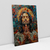 Quadro Decorativo Jesus Orando Efeito 3D de Mosaico de Ladrilhos - comprar online