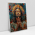Quadro Decorativo Jesus Orando Efeito 3D de Mosaico de Ladrilhos - loja online
