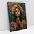 Quadro Decorativo Jesus Orando Efeito 3D de Mosaico de Ladrilhos na internet