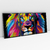 Quadro Decorativo Leão Colorido Moderno Kit com 3 Quadros - loja online