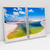 Quadro Decorativo Lençóis Maranhenses Natureza Espetacular Kit com 2 Quadros