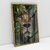 Quadro Decorativo Lion With Leaves Leão com Folhas - loja online
