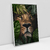 Quadro Decorativo Lion With Leaves Leão com Folhas