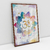 Quadro Decorativo Mandala Flor de Lótus Multicolorida OM na internet