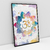 Quadro Decorativo Mandala Flor de Lótus Multicolorida OM - loja online