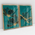 Quadro Decorativo Marrs Green Flowers Kit com 2 Quadros - comprar online