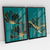 Quadro Decorativo Marrs Green Flowers Kit com 2 Quadros - Bimper - Quadros Decorativos