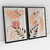 Quadro Decorativo Minimalista Woman Peach Kit de 2 Quadros - Cor do Ano 2024 - Bimper - Quadros Decorativos