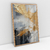 Quadro Decorativo Moderno Abstrato Golden Brushstrokes na internet
