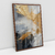 Quadro Decorativo Moderno Abstrato Golden Brushstrokes - Bimper - Quadros Decorativos