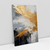 Quadro Decorativo Moderno Abstrato Golden Brushstrokes - comprar online