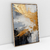 Quadro Decorativo Moderno Abstrato Golden Brushstrokes na internet