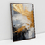 Quadro Decorativo Moderno Abstrato Golden Brushstrokes - Bimper - Quadros Decorativos