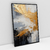 Quadro Decorativo Moderno Abstrato Golden Brushstrokes - loja online