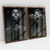 Quadro Decorativo Moderno Black Faces With Gold Kit com 2 Quadros na internet