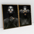 Quadro Decorativo Moderno Black Faces With Gold Kit com 2 Quadros - loja online