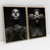 Quadro Decorativo Moderno Black Faces With Gold Kit com 2 Quadros - comprar online