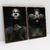 Quadro Decorativo Moderno Black Faces With Gold Kit com 2 Quadros - Bimper - Quadros Decorativos