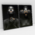 Quadro Decorativo Moderno Black Faces With Gold Kit com 2 Quadros - loja online