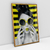 Quadro Decorativo Moderno Fashion Amarelo e Preto - loja online