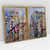 Quadro Decorativo Mondri 1 e 3 - Rafael Spif - Kit com 2 Quadros - loja online