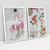 Quadro Decorativo Mulher com Flores Kit com 2 Quadros - Bimper - Quadros Decorativos